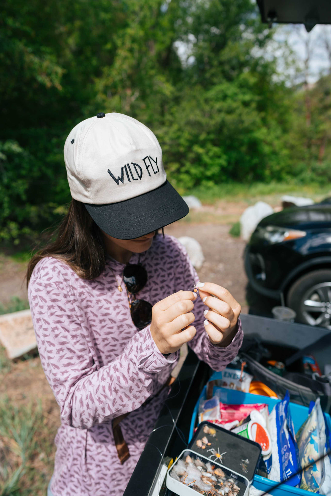 Wild Fly Snapback - Black/Cream