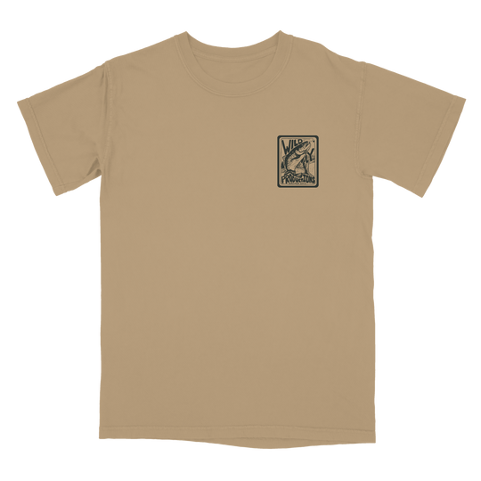 Trout Badge Tee - Bay Leaf