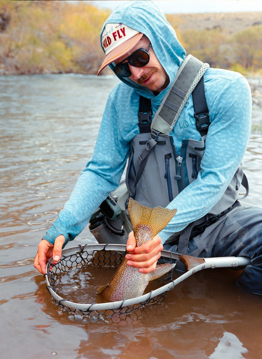 Saltwater Fly Essentials Sun Hoodie - Tidal Blue