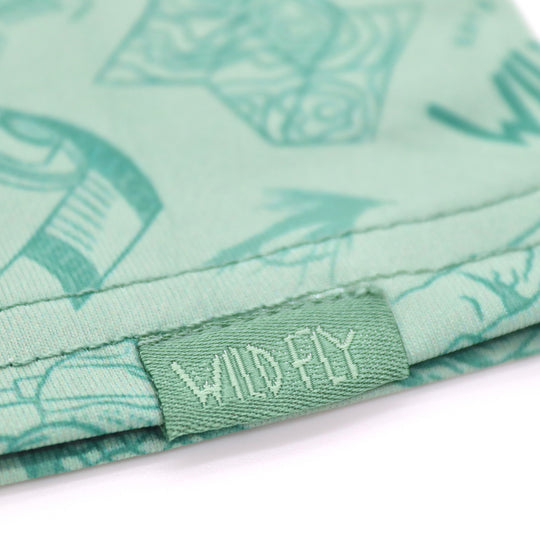 Wild Fly Collection Neck Gaiter - Seafoam Green