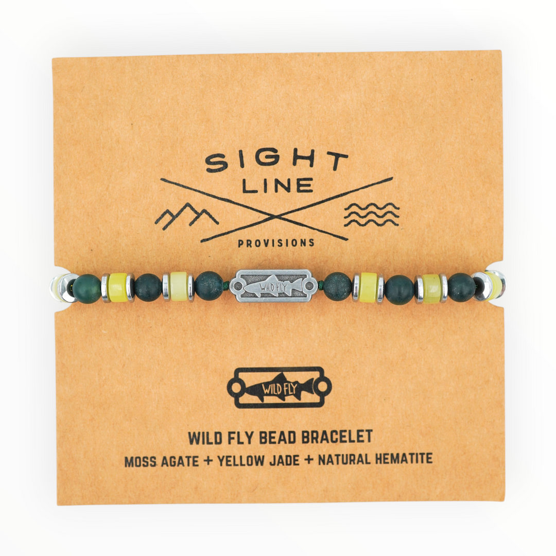 SLP X WF Bracelet - Two Toned Green beads