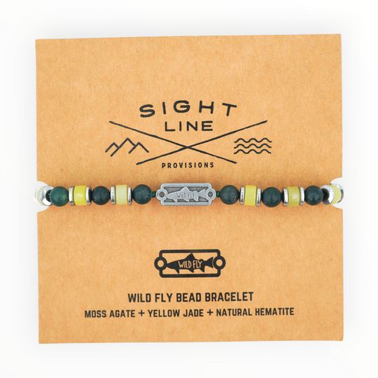 SLP X WF Bracelet - Two Toned Green beads