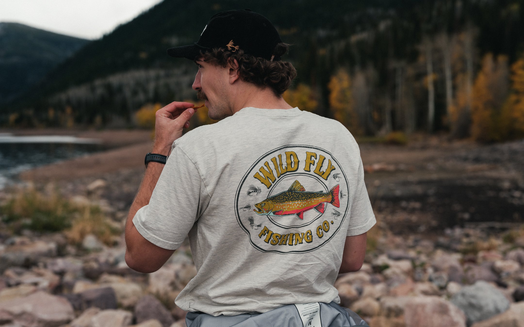 Fishing Co. Tee - Oatmeal Heather – Wild Fly Productions