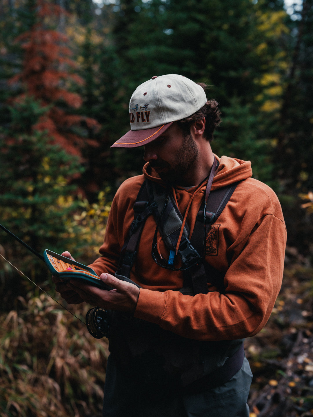 Trout Badge Hoodie - Adobe