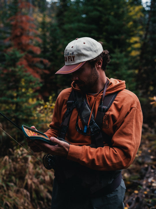Trout Badge Hoodie - Adobe