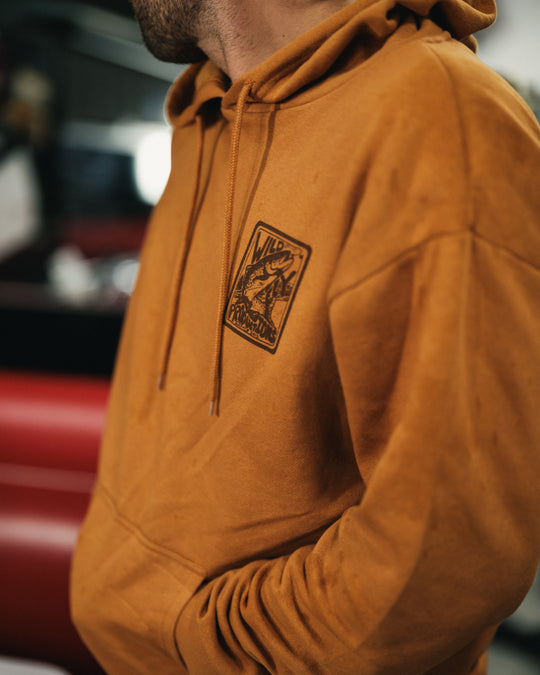Trout Badge Hoodie - Adobe