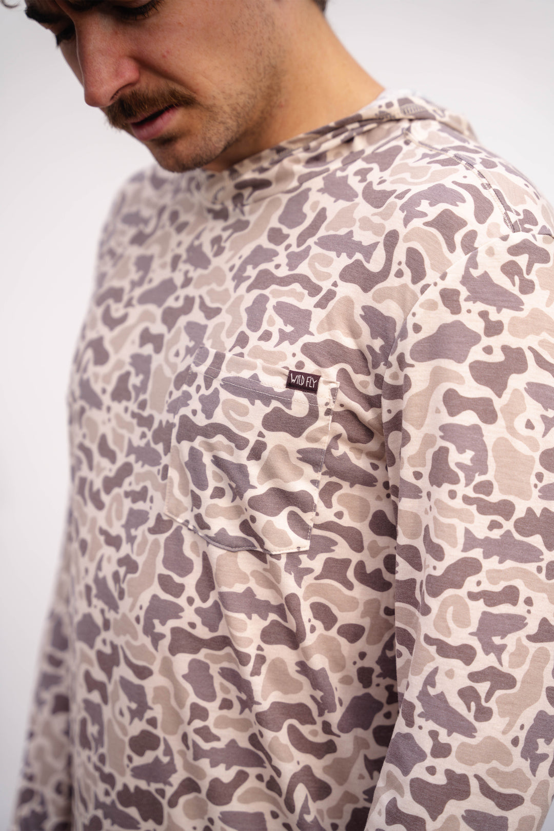 Fish Camo Sun Hoodie