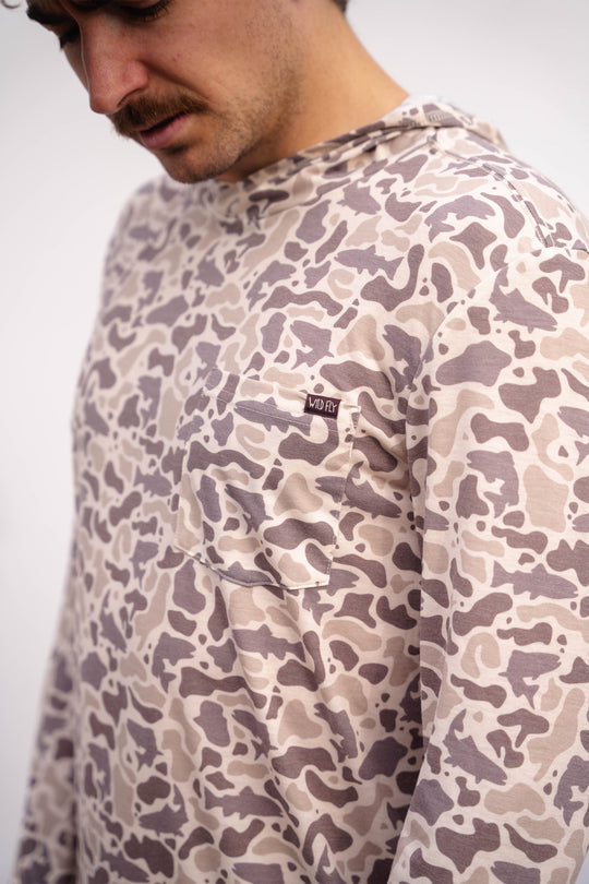 Fish Camo Sun Hoodie