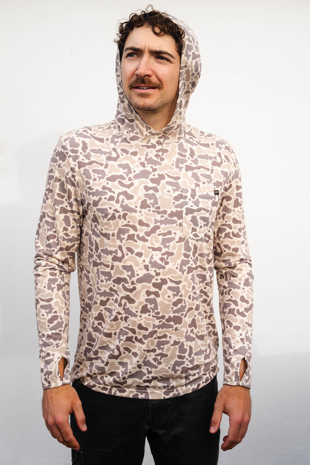 Fish Camo Sun Hoodie