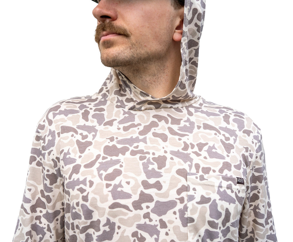 Fish Camo Sun Hoodie (Misprints)