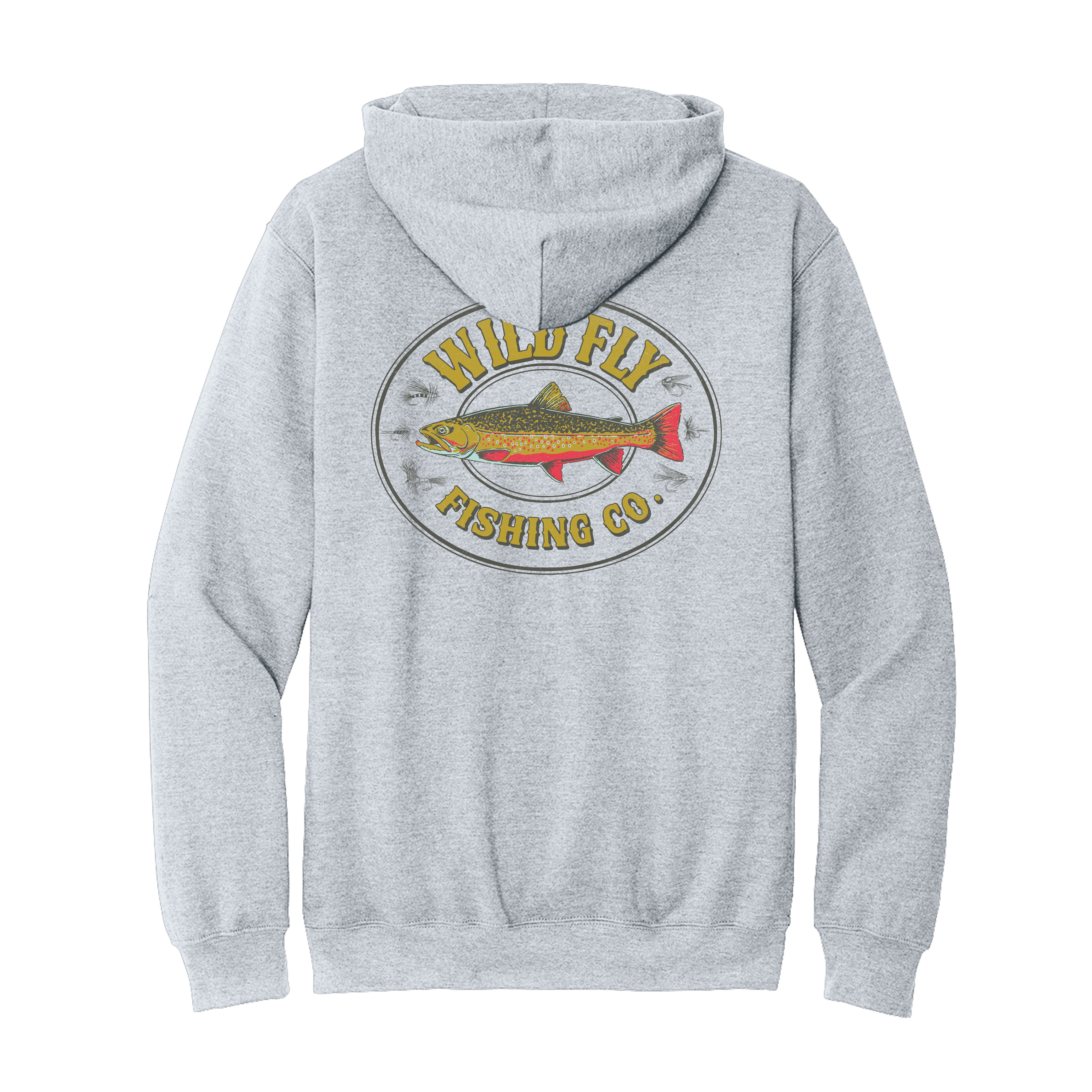Fishing Co. Hoodie - Athletic Gray – Wild Fly Productions