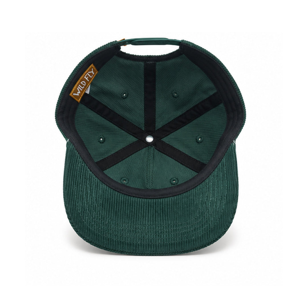 Legacy Corduroy Snapback - Forest Green