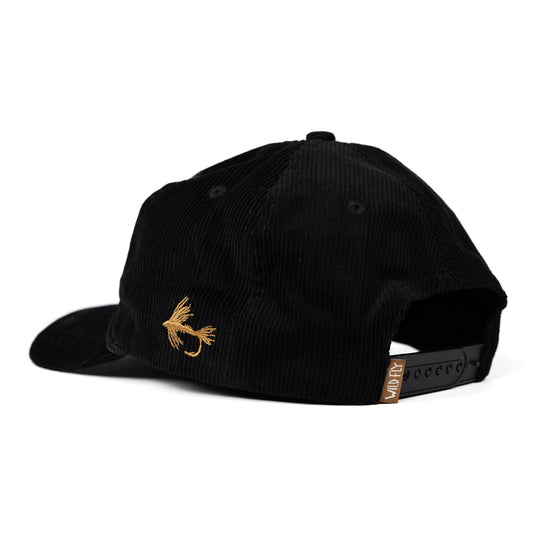Legacy Corduroy Snapback - Black