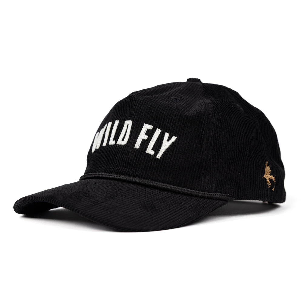 Legacy Corduroy Snapback - Black