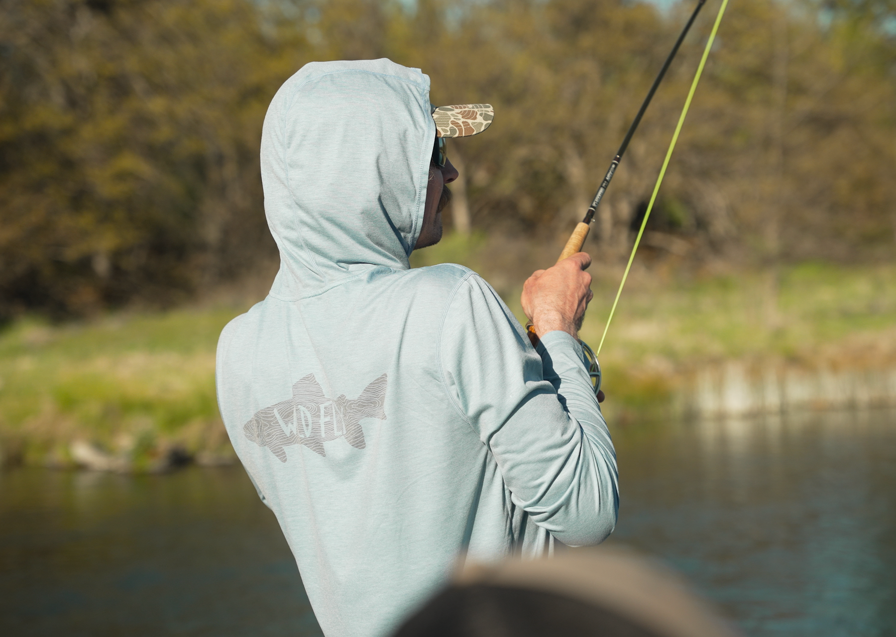 Fly fishing sun deals hoodie