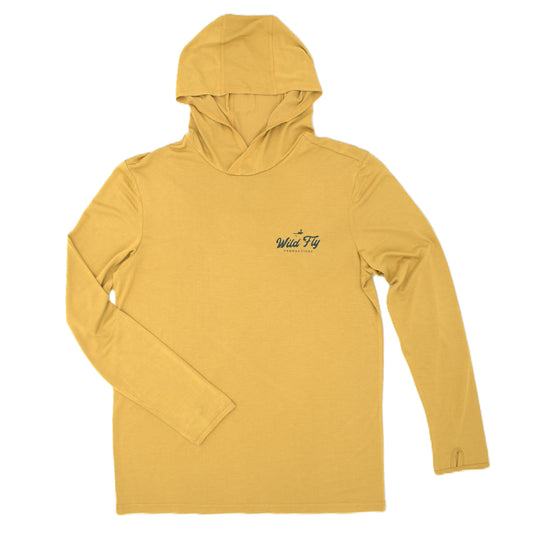 Adams Bamboo Sun Hoodie - Mustard