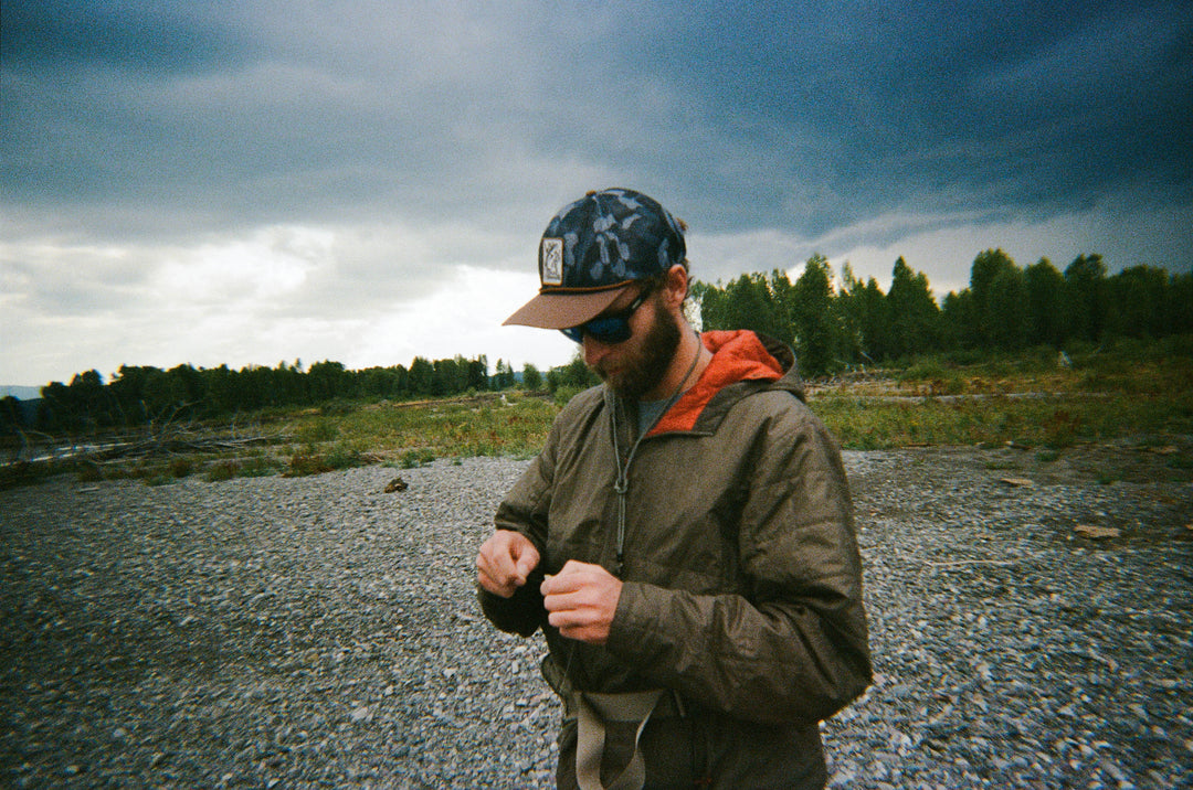 Trout Badge All Mesh Hat -  Camo