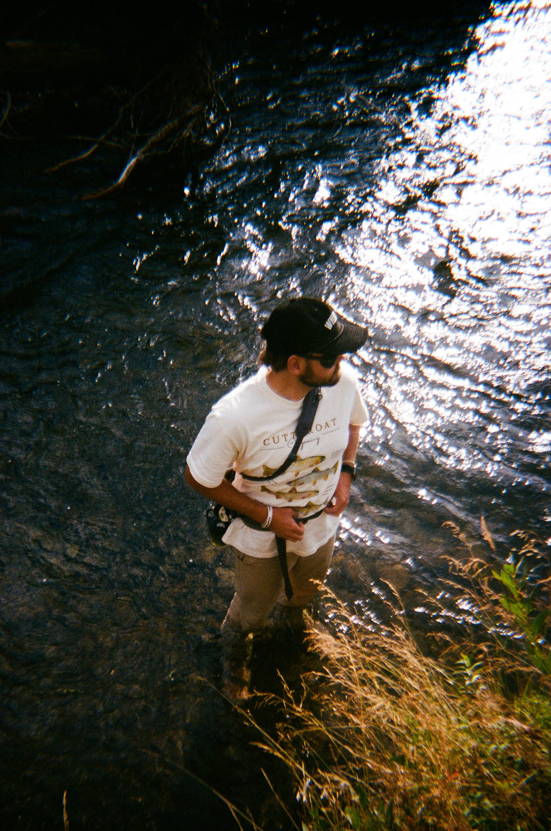 Wyoming Cutthroat Tee - Bone