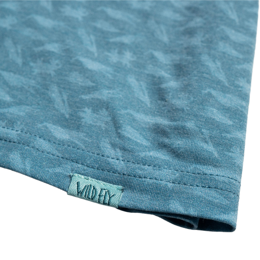 Saltwater Fly Essentials Sun Hoodie - Tidal Blue