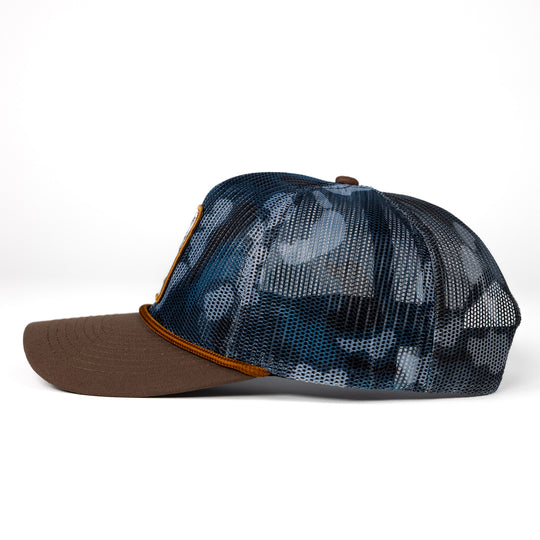 Trout Badge All Mesh Hat -  Camo