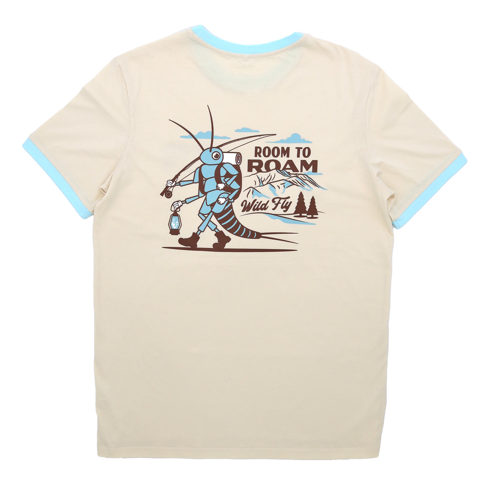 Room To Roam Ringer Tee - Ivory – Wild Fly Productions